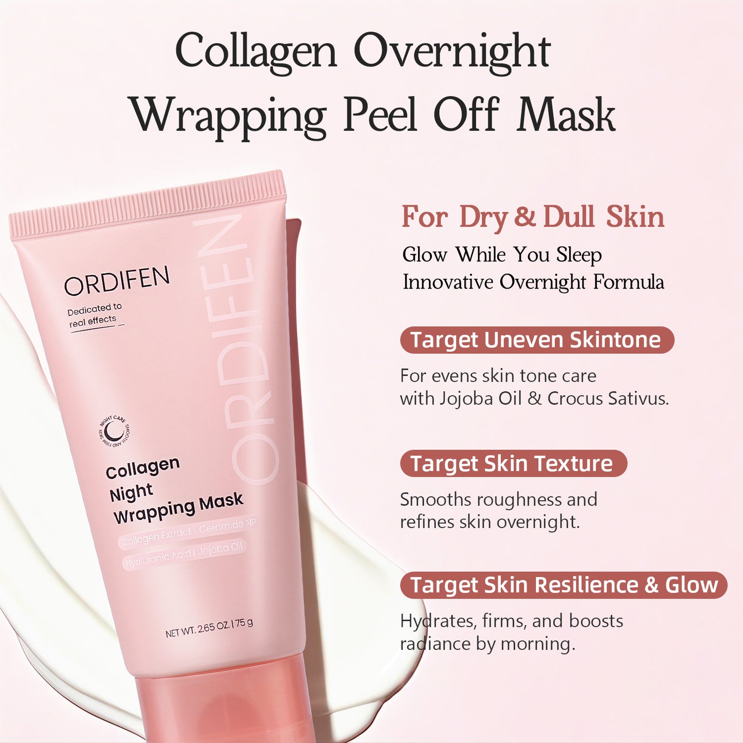 [ORDIFEN] Collagen Night Wrapping Mask