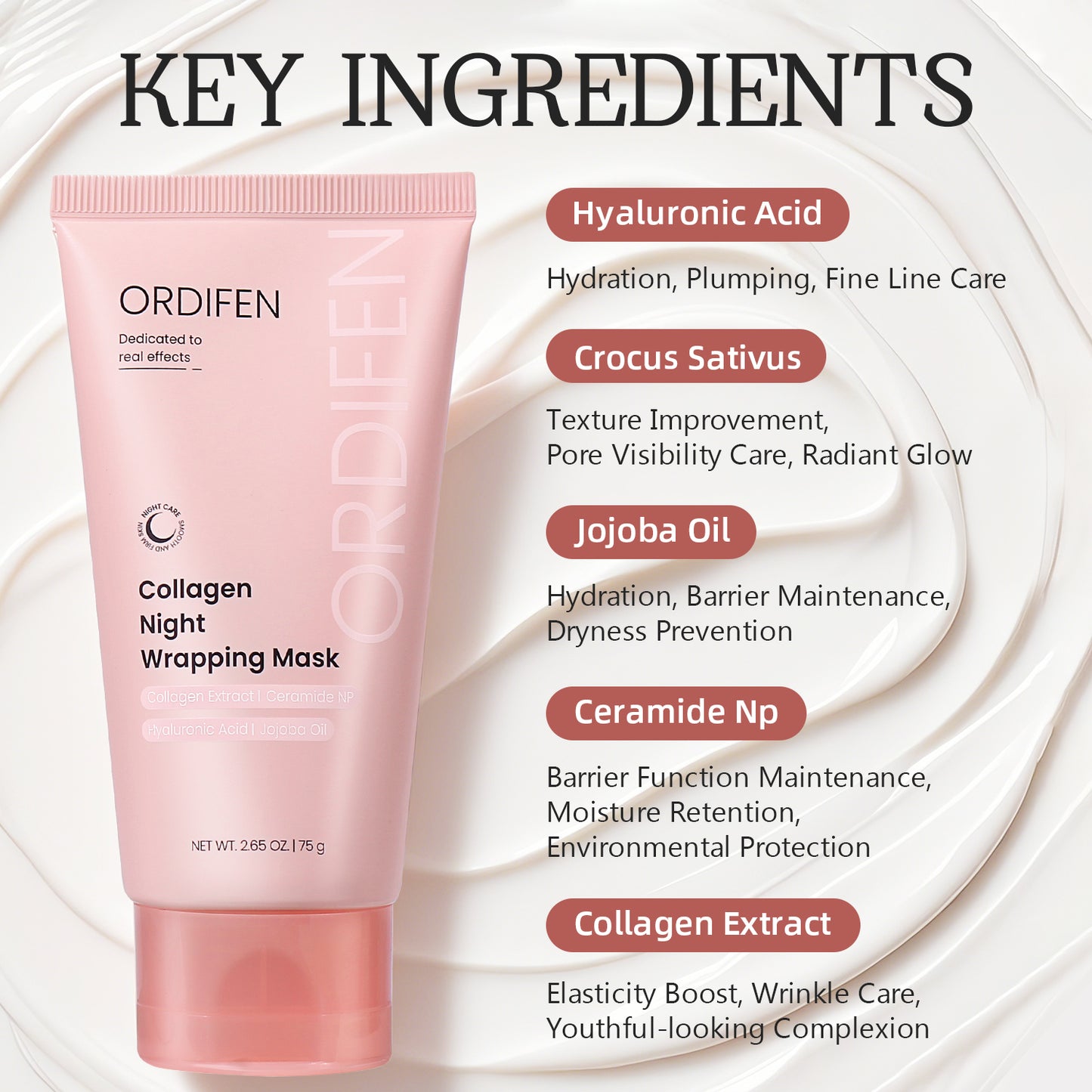 [ORDIFEN] Collagen Night Wrapping Mask